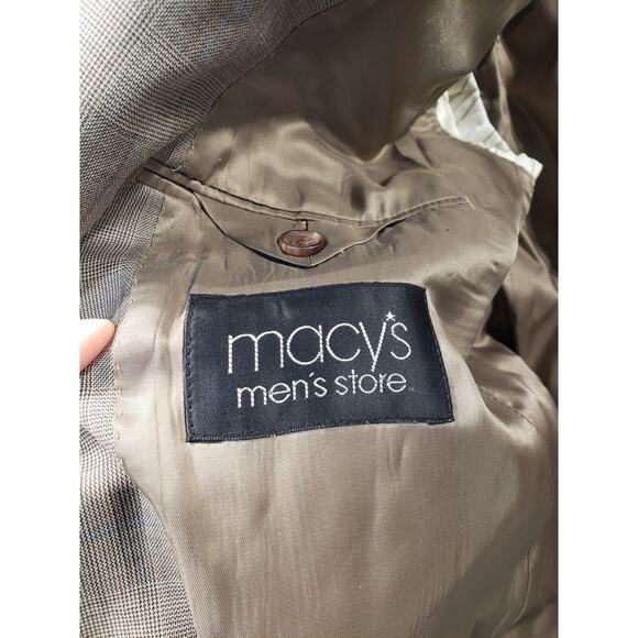 Lauren Ralph Lauren Blazer Men's 42 S Beige 100% Wool Suit Jacket Sport Coat - Picture 9 of 12